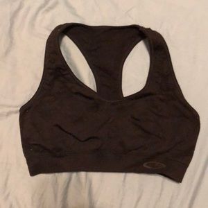 Black sports bra